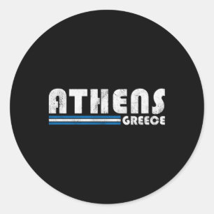 Adesivo Redondo Férias Grécia de Atenas