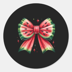 Adesivo Redondo Férias Havaii Bea Arco Coquette Watermelon Summer