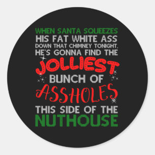 Adesivo Redondo Férias Jolliest Bunch Ugly