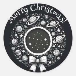 Adesivo Redondo Ferida Celestial com Stars Sticker