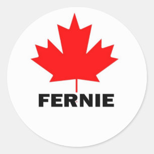 Adesivo Redondo Fernie, Columbia Britânica