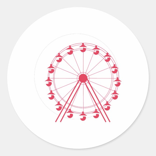 Adesivo Redondo Ferris Wheel (Frente)