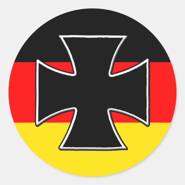 Adesivo Redondo Ferro Cross Sticker (Frente)