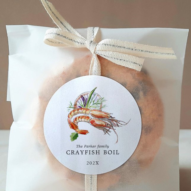 Adesivo Redondo Ferro de lagosta Mínimo (Criador carregado)