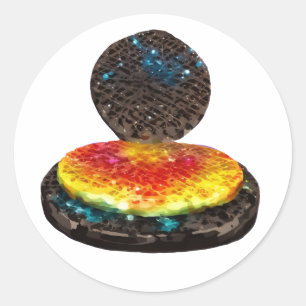 Adesivo Redondo Ferro Waffle