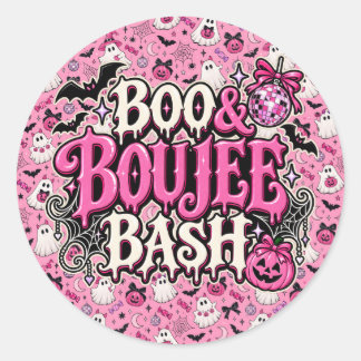 Adesivo Redondo Festa Boo & Boujee