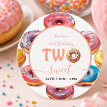 Festa de 2 anos Two Sweet Donuts