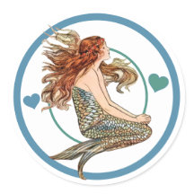 Festa de Aniversário da Sereia Adorável Coral Azul