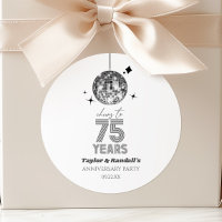 Festa de Aniversário de Casamento de 75 Anos Disco