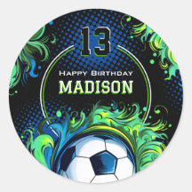 Festa de aniversário de futebol