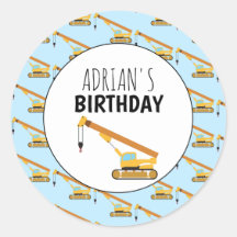 Festa de aniversário de Garota de Construção de Cr