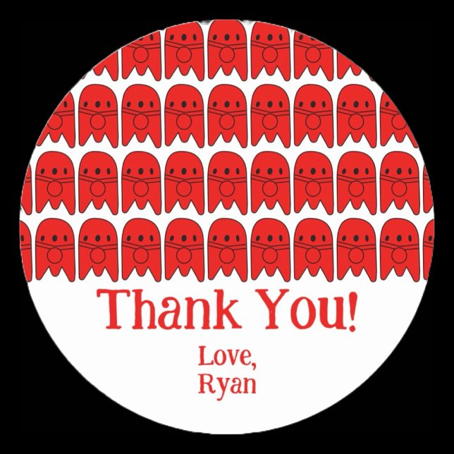 Adesivo Redondo Festa de aniversário de navio de foguete (Criador carregado)