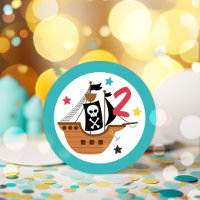 Festa de aniversário do tesouro pirata do navio pi