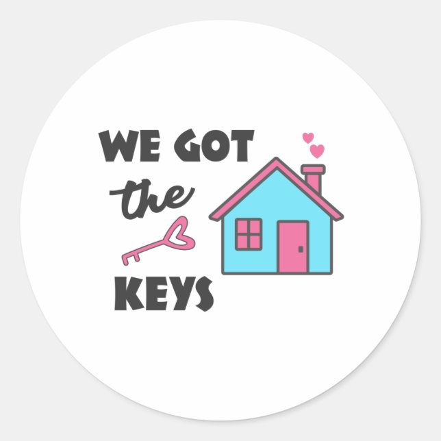 Adesivo Redondo Festa de Aquecimento Doméstico. (Frente)