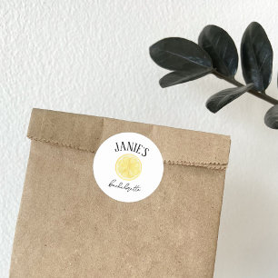 Adesivo Redondo Festa de Despedida de Solteira na Costa Amalfitana