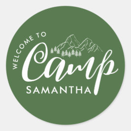 Adesivo Redondo Festa de Despedida de Solteira Personalizada Acamp