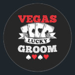 Adesivo Redondo Festa De Despedida De Vegas Casada Na Esquadra Do<br><div class="desc">Festa De Despedida De Vegas Casada Na Esquadra Do Groenlândia Em Vegas</div>