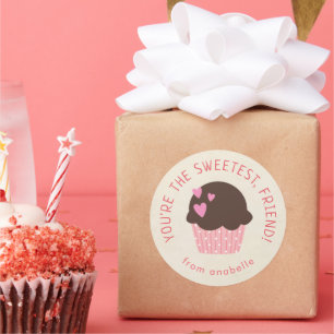 Adesivo Redondo Festa de Dia de os namorados de sala de aula para