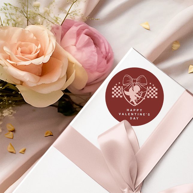 Adesivo Redondo Festa de Dia dos Namorados Solteiros Copa do Amor  (Criador carregado)