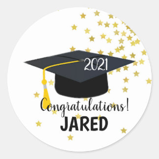 Adesivo Redondo Festa de formatura adesiva para todas as suas nece