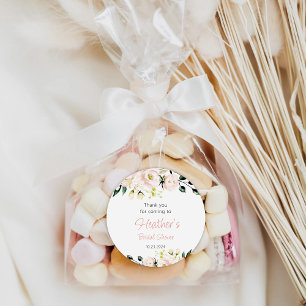 Adesivo Redondo Festa de Noivado RoseGold Despedida de Solteira