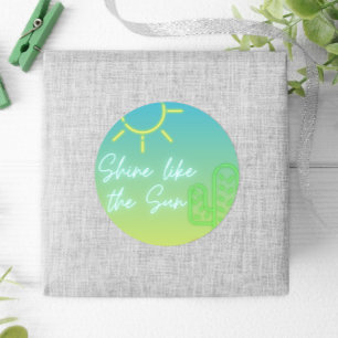 Adesivo Redondo Festa de Piscina