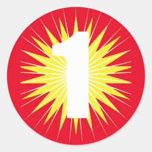 Adesivo Redondo Festa de primeiro aniversario Cópula Maravilhosa