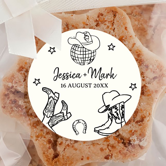 Adesivo Redondo Festa de solteira vamos Go Girl Nashville (Criador carregado)