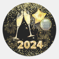 Festa Dourada de Ano Novo, 2023, em preto