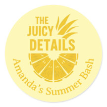 Festa Personalizada de Abacaxi Amarelo Negrito