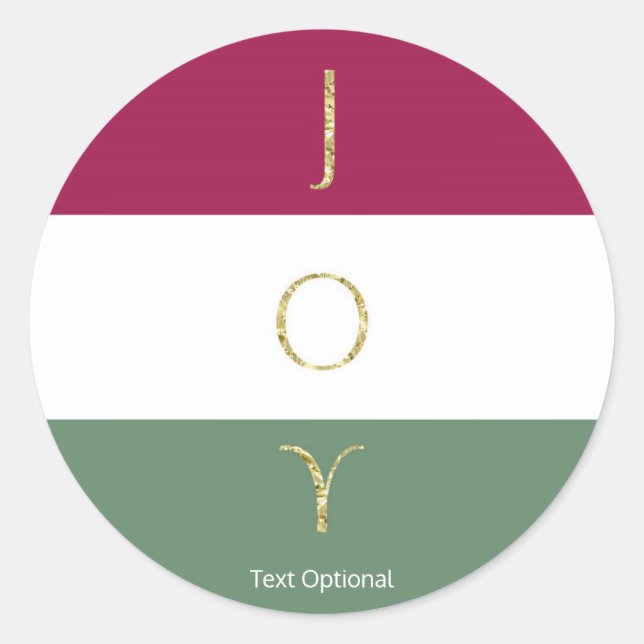 Adesivo Redondo Festa Personalizada de Feriado de Feriado de Bloco (Frente)