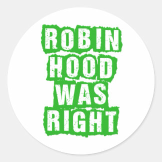 Adesivo Redondo Festa Robin Hood - RH Estava Certo - Nós Somos RH