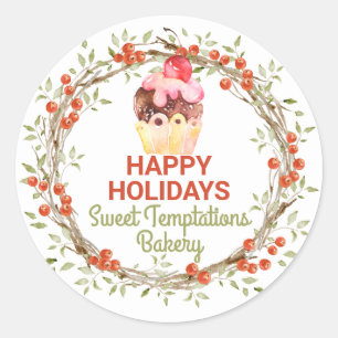 Adesivo Redondo Festas de Natal