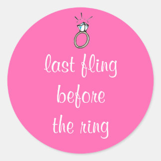 Adesivo Redondo Festas de solteira