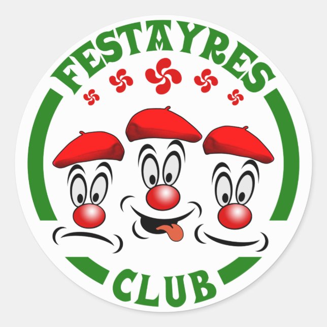 Adesivo Redondo Festayres clube (Frente)