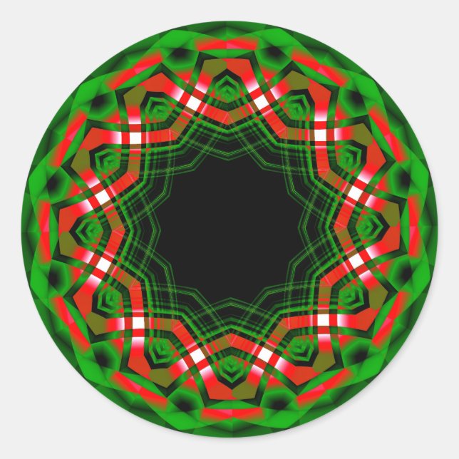 Adesivo Redondo Festival Celtic Yule (Frente)