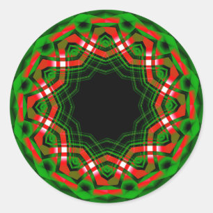 Adesivo Redondo Festival Celtic Yule