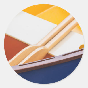 Adesivo Redondo Festival de Barcos de Madeira de Bainbridge 2