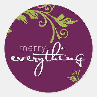 Adesivo Redondo FESTIVE STICKER SEAL: negrito 3A