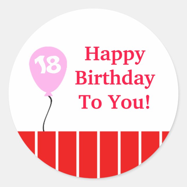 Adesivo Redondo Festivo (Frente)