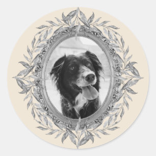 Adesivo Redondo Festivo Foliday Silver Deixa Foto De Ferida Festiv