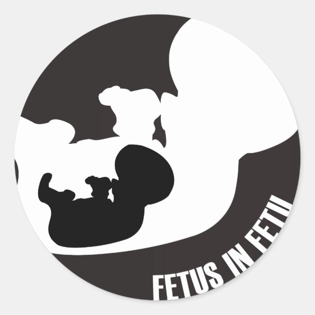 Adesivo Redondo Fetus Round Sticker (Frente)