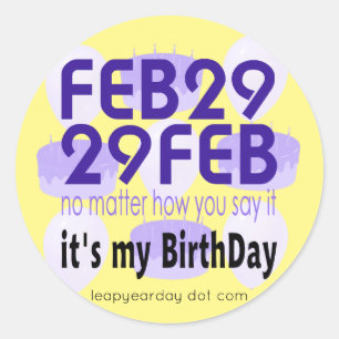 ADESIVO REDONDO FEV 29 FEV