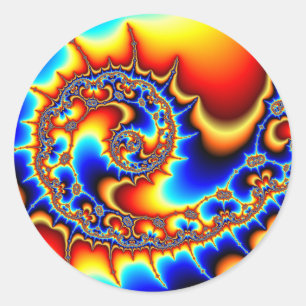 Adesivo Redondo Fibonacispikeral