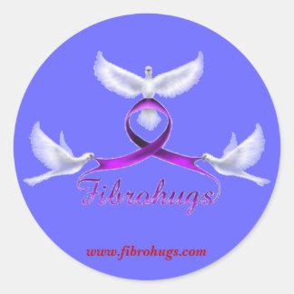 Adesivo Redondo Fibromialgia Sticker