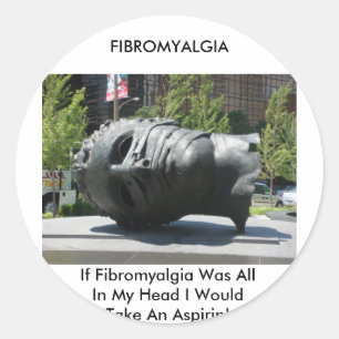 ADESIVO REDONDO FIBROMYALGIA-TAKE ASPIRIN