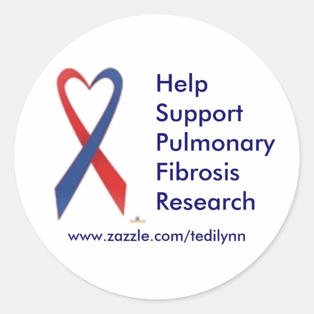 Adesivo Redondo Fibrose Pulmonar...adesivo (Frente)