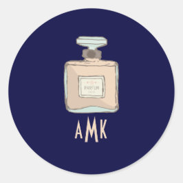 Adesivo Redondo Ficheiro de Ilustração de Garrafa de Envelope Parf