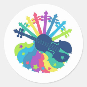 Adesivo Redondo fiddlefun