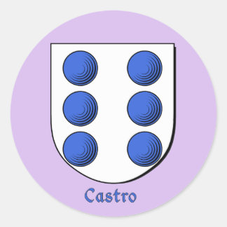 Adesivo Redondo Fidel Histórico do Escudo Familiar